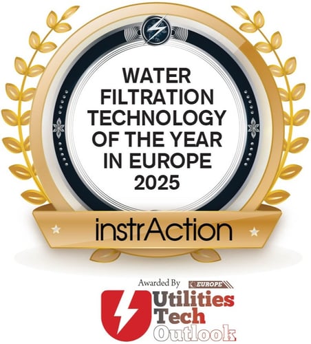 instrAction wins Water Filtration Technology of the Year in Europe 2025