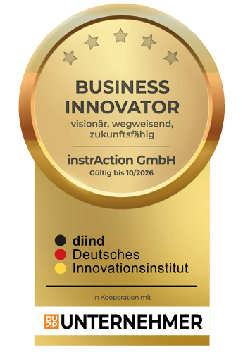 instrAction recognised as a Business Innovator 2025