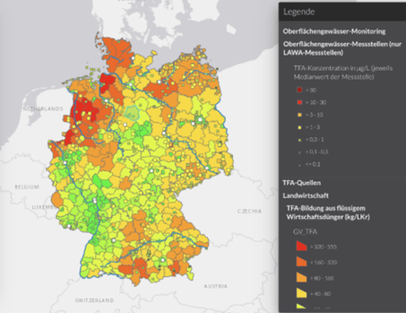 Trifluoroacetate (TFA) origin and exposures in Germany - TZW
